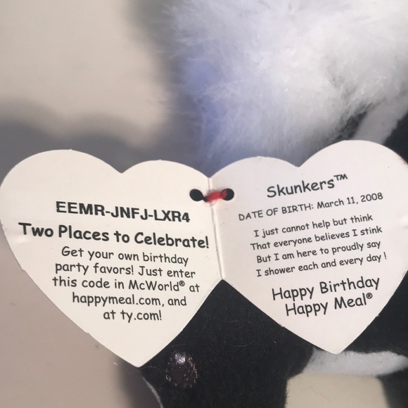 TY 2.0 “Skunkers” McDonalds 30 yrs Happiness - Picture 6 of 9